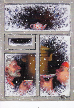Postcard  "The four seasons. Winter"